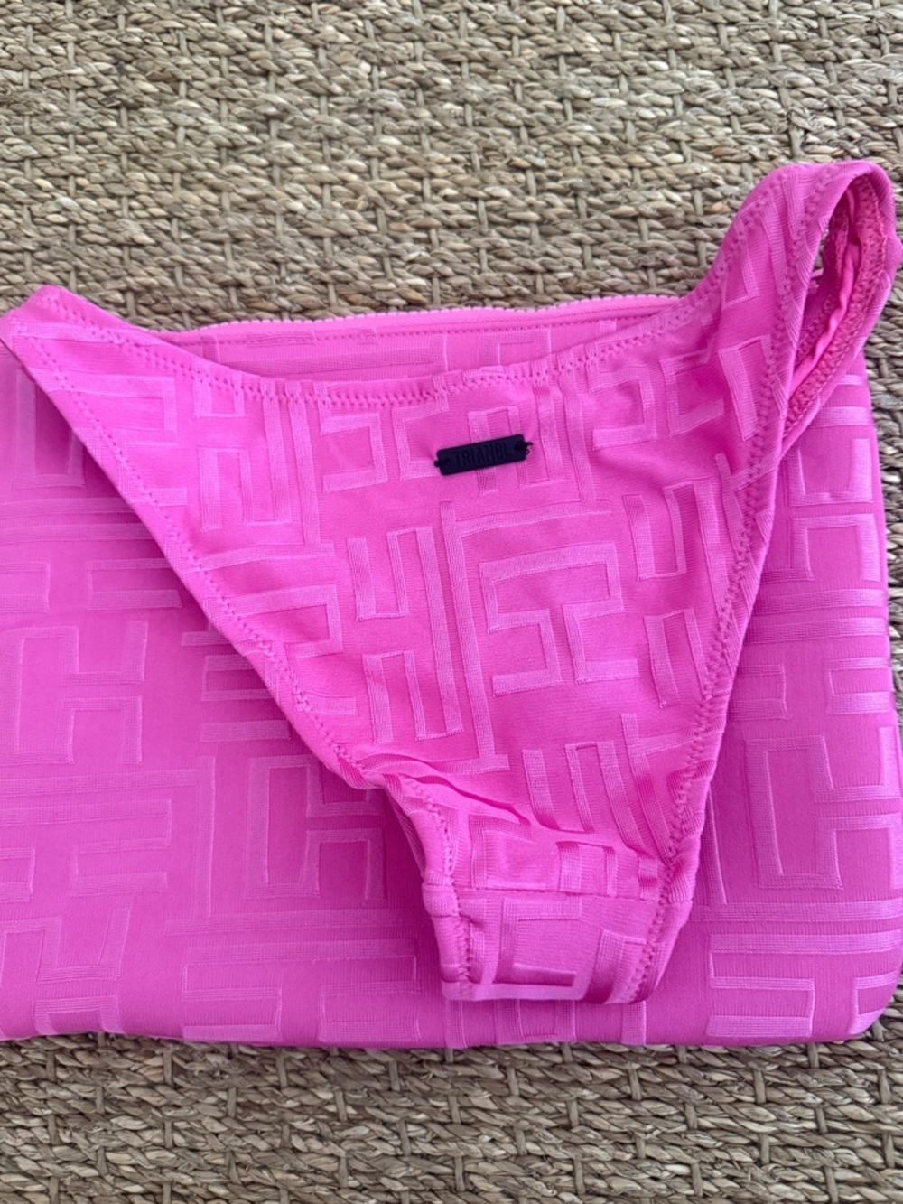 NWT TRIANGL MAIA Pink Cheeky Bikini Bottoms Size XXS + Waterproof Bag - Picture 3 of 4
